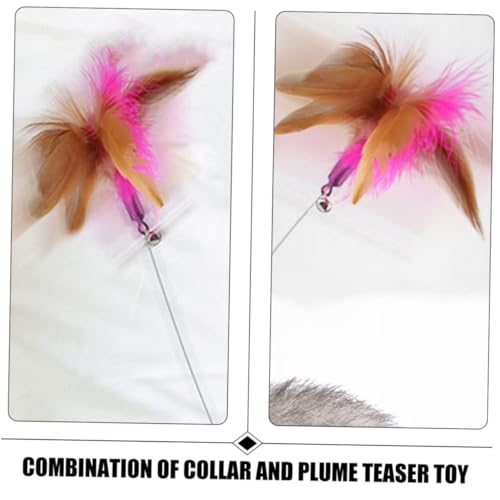 TOGEVAL 2 Stück Interaktives Katzenspielzeug mit Federkiel und Halsband Sanft Sicheres und Leichtes Teasing Toy für Wohnungskatzen gegen Langeweile Fördert Spiel und Bindung TOGEVAL 2 Stück Interaktives Katzenspielzeug mit Federkiel und Halsband Sanft Sicheres und Leichtes Teasing Toy für Wohnungskatzen gegen Langeweile Fördert Spiel und Bindung von TOGEVAL
