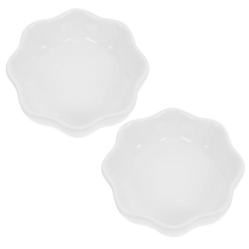 TOGEVAL 2 Stück Keramik Hamster Futternapf Waschbar Biss Futter und Wassernapf für Hamster Chinchilla Kaninchen Kleintiere Umweltfreundlich und Sicher von TOGEVAL