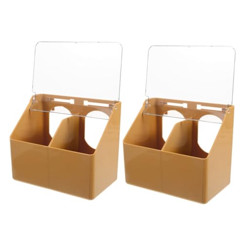 TOGEVAL 2 Stück Taubenfutterbox Vogel Wasserspender Käfig Tauben Futterspender Wachtel Futterspender Papageien Futterspender Vogelkäfig Nymphensittich Futterspender Vogelkäfig TOGEVAL 2 Stück Taubenfutterbox Vogel Wasserspender Käfig Tauben Futterspender Wachtel Futterspender Papageien Futterspender Vogelkäfig Nymphensittich Futterspender Vogelkäfig von TOGEVAL