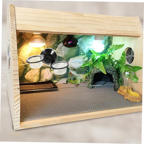 TOGEVAL 2 Stück Teiliges Reptilien Hängendes Futternapf Multifunktionale Wasserschale mit Stabiler Halterung Praktische Futter Trinkschale für Gecko Echse Schildkröte und Weitere TOGEVAL 2 Stück Teiliges Reptilien Hängendes Futternapf Multifunktionale Wasserschale mit Stabiler Halterung Praktische Futter Trinkschale für Gecko Echse Schildkröte und Weitere von TOGEVAL