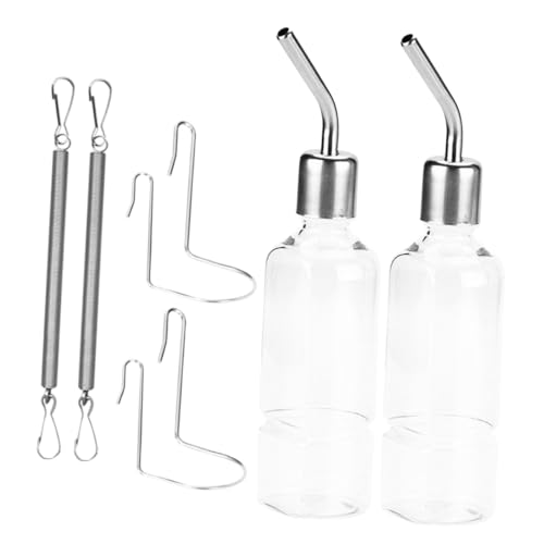 TOGEVAL 2 Stück Trinkflasche für Kaninchen und Kleintiere Edelstahl Kugelventil Auslaufsicher Hängend Transparentes Design zur Flüssigkeitskontrolle Geeignet für Hamster Meerschweinchen TOGEVAL 2 Stück Trinkflasche für Kaninchen und Kleintiere Edelstahl Kugelventil Auslaufsicher Hängend Transparentes Design zur Flüssigkeitskontrolle Geeignet für Hamster Meerschweinchen von TOGEVAL