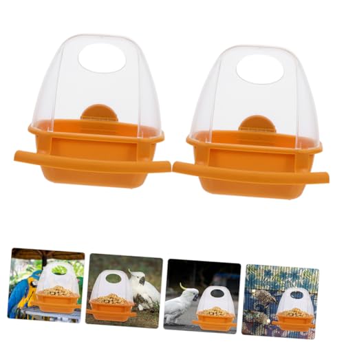 TOGEVAL 2 Stück Vogelkäfig Futternapf Hängender Kunststoff Futter Wassernapf für Sittiche Papageien Nymphensittiche und Andere Vögel Langlebig und Praktisch TOGEVAL 2 Stück Vogelkäfig Futternapf Hängender Kunststoff Futter Wassernapf für Sittiche Papageien Nymphensittiche und Andere Vögel Langlebig und Praktisch von TOGEVAL