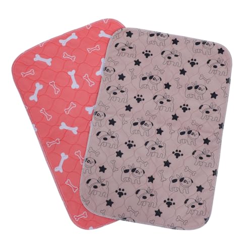 TOGEVAL 2 Stücke Haustierhundwindel Urinkissen Waschbare Haustierwindel Pee Matte Urin Absorbierende Pads TOGEVAL 2 Stücke Haustierhundwindel Urinkissen Waschbare Haustierwindel Pee Matte Urin Absorbierende Pads von TOGEVAL