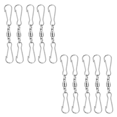 TOGEVAL 20 Stück Rotierbare Dual Clips Haken Swivel Hänger für Pflanzen Vogelhäuser Solarlichter und Praktische Aufhängehaken für und Außendekoration TOGEVAL 20 Stück Rotierbare Dual Clips Haken Swivel Hänger für Pflanzen Vogelhäuser Solarlichter und Praktische Aufhängehaken für und Außendekoration von TOGEVAL