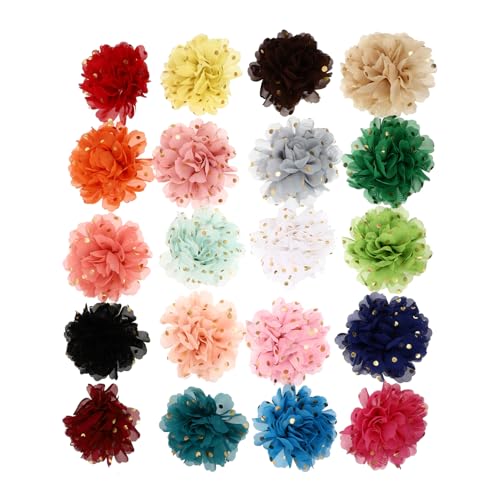 TOGEVAL Hundehalsband-Accessoire Chiffon Haustierhalsband- Halsband Blumen von TOGEVAL