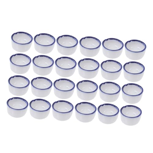 TOGEVAL 24 Stück Teiliges Mini Keramik wasserschalen Reptilien und Spinnen Sichere Futterschalen mit Glatter Oberfläche Kompakt und Leicht für Terrarien und Babyschlangen TOGEVAL 24 Stück Teiliges Mini Keramik wasserschalen Reptilien und Spinnen Sichere Futterschalen mit Glatter Oberfläche Kompakt und Leicht für Terrarien und Babyschlangen von TOGEVAL