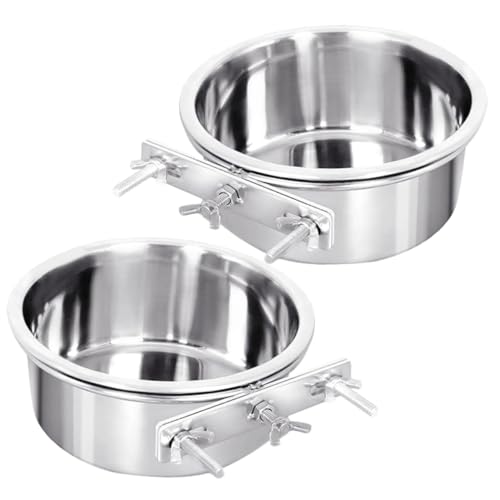 TOGEVAL 2Pcs Edelstahl Haustier Schüssel Haushalt Kätzchen Schüssel Haustierversorgung Welpe Food Bowl Katzen Wasser Schüssel Tragbare Kategorschale Praktische Kätzchen Schüssel TOGEVAL 2Pcs Edelstahl Haustier Schüssel Haushalt Kätzchen Schüssel Haustierversorgung Welpe Food Bowl Katzen Wasser Schüssel Tragbare Kategorschale Praktische Kätzchen Schüssel von TOGEVAL