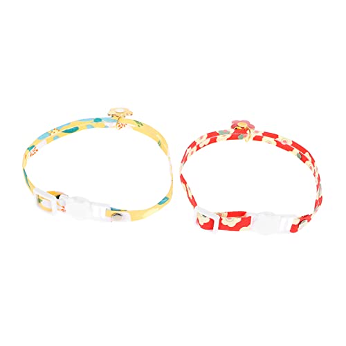 TOGEVAL Haustierhalsband Verstellbar Für Kätzchen Welpen Halsband Dekorative Blumen Für Haustierkostüm-zubehör TOGEVAL Haustierhalsband Verstellbar Für Kätzchen Welpen Halsband Dekorative Blumen Für Haustierkostüm-zubehör von TOGEVAL