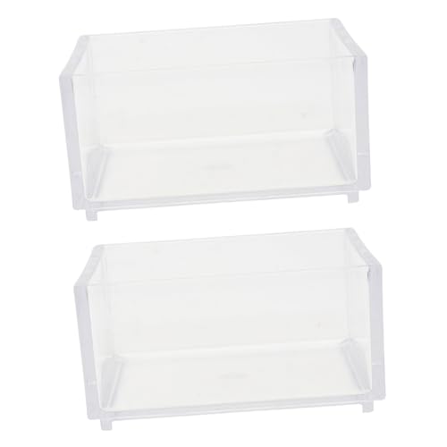 TOGEVAL 2pcs Reptile Feeder Pet Trinken Schüssel Krabben Wasser Pool Nicht-Basis Für Sicher Pet Und Trinken von TOGEVAL