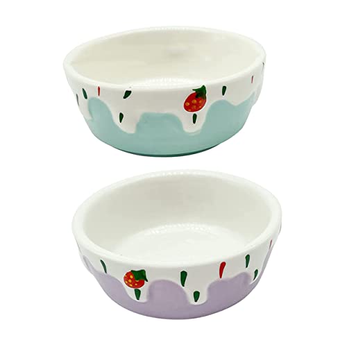 TOGEVAL Keramik-futternapf-Set Für Haustiere 2er-Pack Kleiner Futternapf Für Hamster Chinchillas Und Ratten Modernes Design Glatt Für Einfache Pflege TOGEVAL Keramik-futternapf-Set Für Haustiere 2er-Pack Kleiner Futternapf Für Hamster Chinchillas Und Ratten Modernes Design Glatt Für Einfache Pflege von TOGEVAL