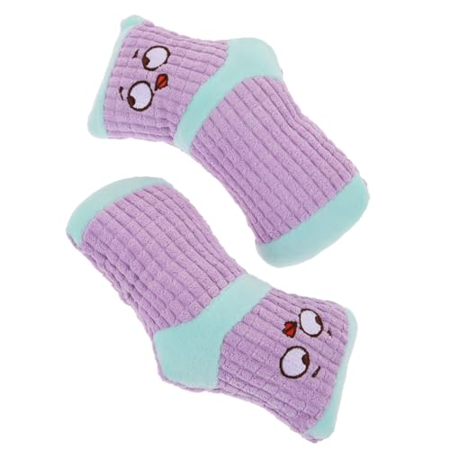 TOGEVAL 2 stücke Hund Quietschspielzeug Plüsch Socke Kauen Crinkle Welpen Spielzeug Interaktive Hund Spielzeug Set Spielzeug für Hunde TOGEVAL 2 stücke Hund Quietschspielzeug Plüsch Socke Kauen Crinkle Welpen Spielzeug Interaktive Hund Spielzeug Set Spielzeug für Hunde von TOGEVAL