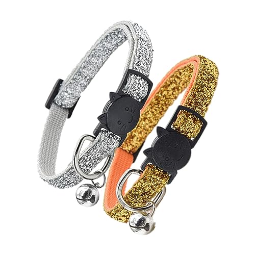 TOGEVAL 2St Hundehalsband aus Filz Kitten Halsband hundekragen für Hunde Hundehalsbänder für mittelgroße Hunde Halloween-Katzenhalsband Haustierbedarf Haustier Hundehalsband von TOGEVAL