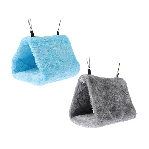 TOGEVAL 2St Papageiennest aus Baumwolle Guinea-Bett hängender Hängematten-Finkkäfig Igel liefert haustierbett pet Bed Spielzeug Papagei warmen Unterschlupf Vogel hängendes Versteck Plüsch TOGEVAL 2St Papageiennest aus Baumwolle Guinea-Bett hängender Hängematten-Finkkäfig Igel liefert haustierbett pet Bed Spielzeug Papagei warmen Unterschlupf Vogel hängendes Versteck Plüsch von TOGEVAL