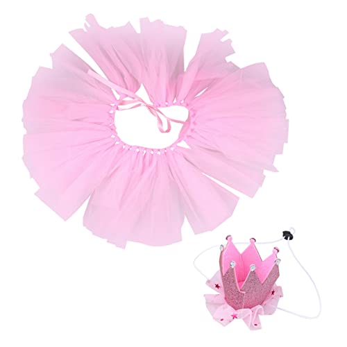 TOGEVAL 2St Welpenrock Dog Costume hundekostüme für Hunde Dog Accessories Dog Clothes Hundeaccessoires Hundeoutfit Haustier Abendkleid Hund Hundekleid Hundeweste Hundejacken Hund Tuch Rosa von TOGEVAL
