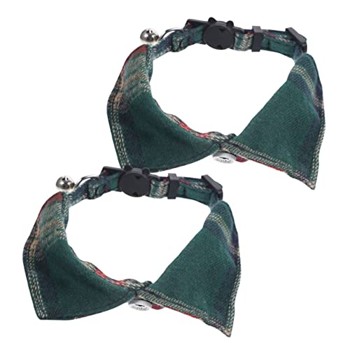 TOGEVAL 2stücke Katzenhalsband Mit Glocke Verstellbares Sicheres Katzenschmuckstück Im Festlichen Design Für Tägliche Nutzung Und Besondere Anlässe Niedlichem Karomuster TOGEVAL 2stücke Katzenhalsband Mit Glocke Verstellbares Sicheres Katzenschmuckstück Im Festlichen Design Für Tägliche Nutzung Und Besondere Anlässe Niedlichem Karomuster von TOGEVAL