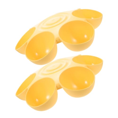 TOGEVAL 2st Hundefutter Futternapf Für Kätzchen Hund Wassernapf Katzen-Abendessen Wasserbehälter Für Katzen Haustierfütterung Robuster Hundenapf Näpfe Für Wasserfutter Plastik Yellow TOGEVAL 2st Hundefutter Futternapf Für Kätzchen Hund Wassernapf Katzen-Abendessen Wasserbehälter Für Katzen Haustierfütterung Robuster Hundenapf Näpfe Für Wasserfutter Plastik Yellow von TOGEVAL