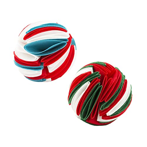 TOGEVAL 2st Hundeschnüffelball Haustier Spielzeug Hundeschnüffelspielzeug Trainingsbälle Für Haustiere Verbergen Snacks Futterbälle Spielbälle Für Haustierfutter Hundespielzeug Filzstoff TOGEVAL 2st Hundeschnüffelball Haustier Spielzeug Hundeschnüffelspielzeug Trainingsbälle Für Haustiere Verbergen Snacks Futterbälle Spielbälle Für Haustierfutter Hundespielzeug Filzstoff von TOGEVAL