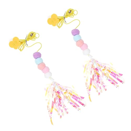 TOGEVAL 2st Lustiges Katzenspielzeug Flirtspielzeug Für Katzen Katzentraining Katze Jagen Spielzeug Kätzchen Übungsspielzeug Interaktives Crinkle-katzenspielzeug Colorful Seil TOGEVAL 2st Lustiges Katzenspielzeug Flirtspielzeug Für Katzen Katzentraining Katze Jagen Spielzeug Kätzchen Übungsspielzeug Interaktives Crinkle-katzenspielzeug Colorful Seil von TOGEVAL