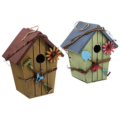 TOGEVAL Elegantes Vogelhäuschen Aus Holz Zum Aufhängen Natürlicher Vogelnistkasten Für Garten Und Haustier TOGEVAL Elegantes Vogelhäuschen Aus Holz Zum Aufhängen Natürlicher Vogelnistkasten Für Garten Und Haustier von TOGEVAL