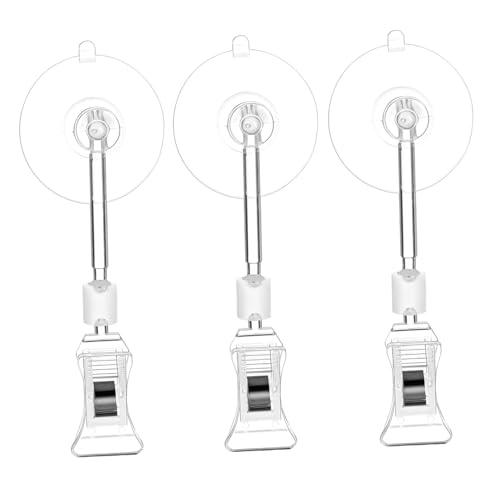 TOGEVAL 3stücke Aquarium Saugnapf Clips Transparente Halterungen Für Wasserpumpen Filter Und Luftschläuche Installieren Verstellbar Langlebig Und Robust TOGEVAL 3stücke Aquarium Saugnapf Clips Transparente Halterungen Für Wasserpumpen Filter Und Luftschläuche Installieren Verstellbar Langlebig Und Robust von TOGEVAL
