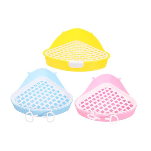 TOGEVAL 3 Stück Haustier Toilette Kaninchen Töpfchentrainer Kaninchen Toilette Galesaur Katzentoilette Kleintier Katzentoilette Boxen Für Kaninchen Kaninchen Urinal Pad Tierkäfig TOGEVAL 3 Stück Haustier Toilette Kaninchen Töpfchentrainer Kaninchen Toilette Galesaur Katzentoilette Kleintier Katzentoilette Boxen Für Kaninchen Kaninchen Urinal Pad Tierkäfig von TOGEVAL
