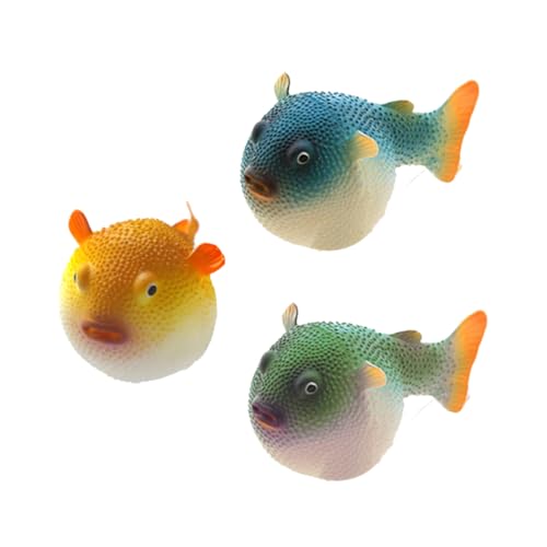 TOGEVAL Material 3D Fisch Tank Dekorationen Simulierten Kugelfisch Für Aquarium Grün Gelb TOGEVAL Material 3D Fisch Tank Dekorationen Simulierten Kugelfisch Für Aquarium Grün Gelb von TOGEVAL
