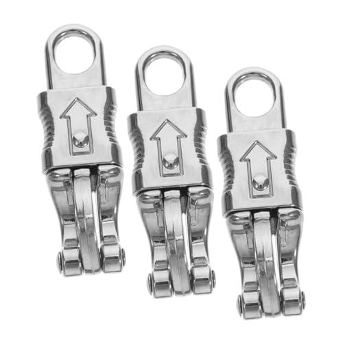 TOGEVAL 3 Stück Zinklegierung Pferde Schnellverschluss Haken mit Federclip Schnappverschluss für Zaumzeug und Reitzubehör Robust Langlebig Einfache Handhabung Vielseitig für Outdoor von TOGEVAL
