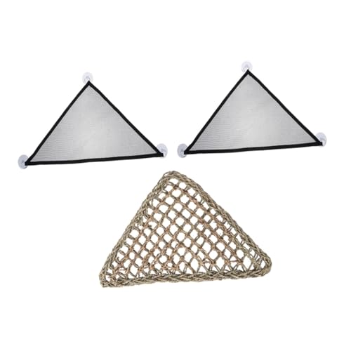 TOGEVAL Hängebett-Set für Eidechsen 3-teilig Netz-hängematten Grasmatte Haustierbedarf Schaukelbett für Bartagamen Eidechsen Reptilien TOGEVAL Hängebett-Set für Eidechsen 3-teilig Netz-hängematten Grasmatte Haustierbedarf Schaukelbett für Bartagamen Eidechsen Reptilien von TOGEVAL