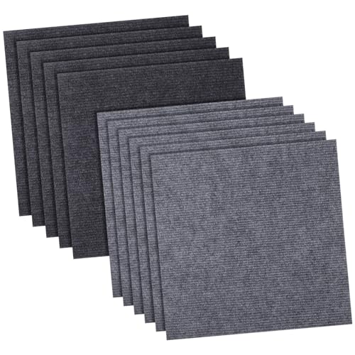 TOGEVAL Verschleißfeste rutschfeste 30x30cm Fliesenteppichquadrate Selbstklebende Matte für das Büro zu Hause TOGEVAL Verschleißfeste rutschfeste 30x30cm Fliesenteppichquadrate Selbstklebende Matte für das Büro zu Hause von TOGEVAL