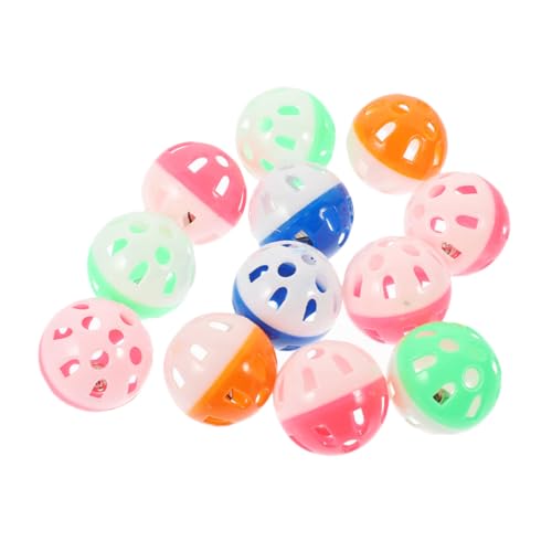TOGEVAL Katzenspielzeug für Zuhause 36 Stück Katzenspielzeug Glocken Interaktive Katzenbälle Spielzeug für Hauskatzen TOGEVAL Katzenspielzeug für Zuhause 36 Stück Katzenspielzeug Glocken Interaktive Katzenbälle Spielzeug für Hauskatzen von TOGEVAL