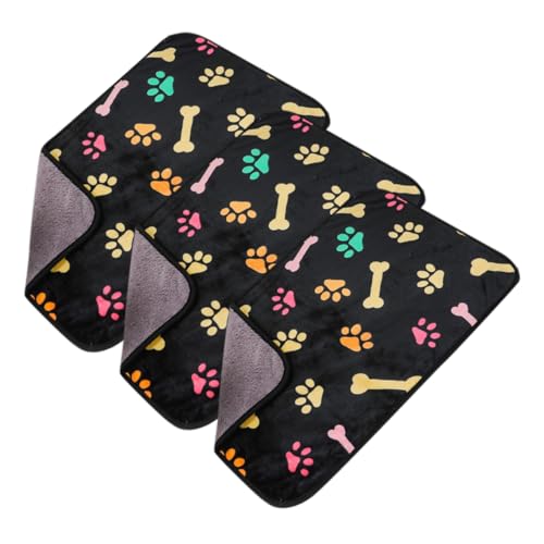 TOGEVAL 3-teiliges Heizdecken-Set für Haustiere Flanell-Decken für Hunde und Katzen waschbar warm und weich für Haustierbett Couch und Heimdekoration TOGEVAL 3-teiliges Heizdecken-Set für Haustiere Flanell-Decken für Hunde und Katzen waschbar warm und weich für Haustierbett Couch und Heimdekoration von TOGEVAL