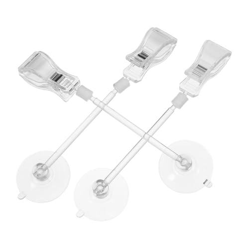 TOGEVAL 360 ° Drehbare Aquarium-Clips 3er-Pack Fischtank-klemme Lebensmittelhalter Zubehör-Clip Für Die Einrichtung Von Aquarium-werkzeugen von TOGEVAL