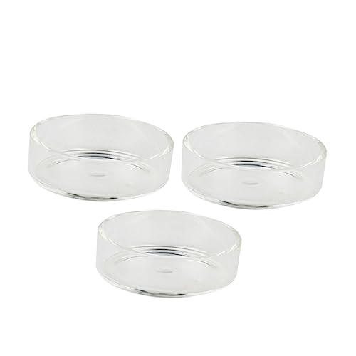 TOGEVAL 3stücke Runde Futter-Schalen Für Garnelen Kristallglas Garnelenfütterungsschale Transparentes Design Für Aquarien Und Reptilien Langlebig Und Dekorativ TOGEVAL 3stücke Runde Futter-Schalen Für Garnelen Kristallglas Garnelenfütterungsschale Transparentes Design Für Aquarien Und Reptilien Langlebig Und Dekorativ von TOGEVAL