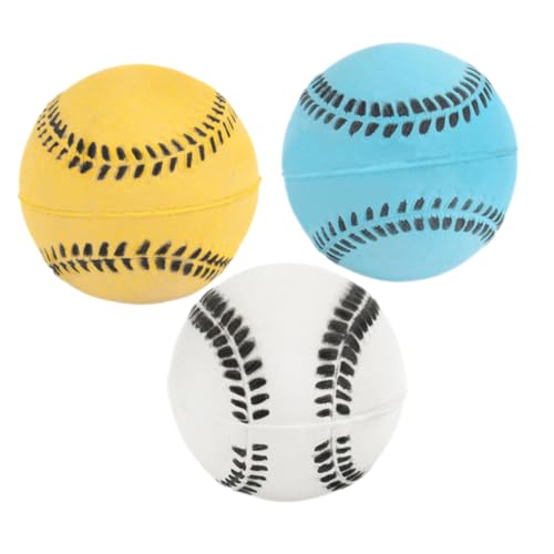 TOGEVAL 3 Stück Hundegummibälle Haustierspielzeugball interaktives Spielzeug undichter Kauball für bis mittelgroße Hunde TOGEVAL 3 Stück Hundegummibälle Haustierspielzeugball interaktives Spielzeug undichter Kauball für bis mittelgroße Hunde von TOGEVAL