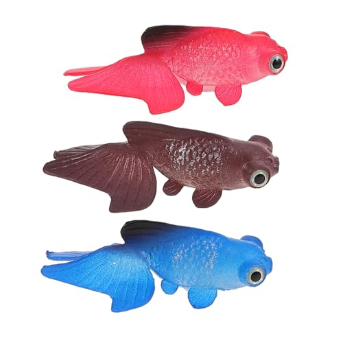 TOGEVAL Fisch Deko 3st Künstlicher Entzückendes Fischdekor -dekore Aquarium Fischdekor Desktop-fischdekor Leuchtender Fischverzierung Umweltfreundliches Silikon Aquarium Wurzel TOGEVAL Fisch Deko 3st Künstlicher Entzückendes Fischdekor -dekore Aquarium Fischdekor Desktop-fischdekor Leuchtender Fischverzierung Umweltfreundliches Silikon Aquarium Wurzel von TOGEVAL