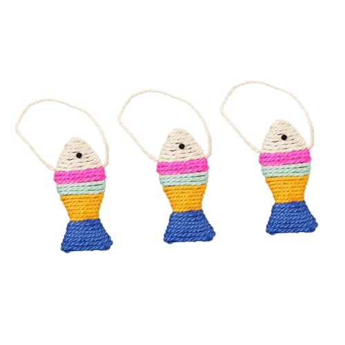 TOGEVAL 3 Stücke Sisal Katze Kratzen Spielzeug Fisch Form Schleifen Bord für Haustier Schärfen Spielzeug Katze Spielzeug Coupon TOGEVAL 3 Stücke Sisal Katze Kratzen Spielzeug Fisch Form Schleifen Bord für Haustier Schärfen Spielzeug Katze Spielzeug Coupon von TOGEVAL
