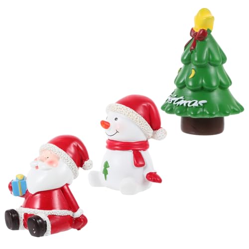 TOGEVAL 3 Stücke Harz Weihnachten Miniatur Santa Figurine Set Für Aquarium Weihnachten Dorf TOGEVAL 3 Stücke Harz Weihnachten Miniatur Santa Figurine Set Für Aquarium Weihnachten Dorf von TOGEVAL