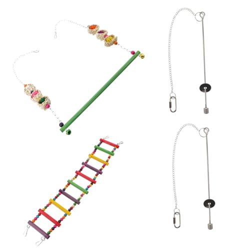TOGEVAL 4 Stück Haustier Huhn Spielzeug Huhn Barsch Spielzeug Für Papageien Vogel Sitzstangen Vogel Spielzeug Sittich Spielzeug Hängende Bettschaukel Vogelschaukel Wippe Haustier TOGEVAL 4 Stück Haustier Huhn Spielzeug Huhn Barsch Spielzeug Für Papageien Vogel Sitzstangen Vogel Spielzeug Sittich Spielzeug Hängende Bettschaukel Vogelschaukel Wippe Haustier von TOGEVAL