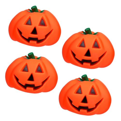 TOGEVAL 4stücke Teiliges Halloween Kürbis Quietschen Spielzeug Für Kleine Hunde Interaktives Trainings Und Zahnpflege-Spielzeug Aus Sicherem Material Für Haustierbeschäftigung Und TOGEVAL 4stücke Teiliges Halloween Kürbis Quietschen Spielzeug Für Kleine Hunde Interaktives Trainings Und Zahnpflege-Spielzeug Aus Sicherem Material Für Haustierbeschäftigung Und von TOGEVAL