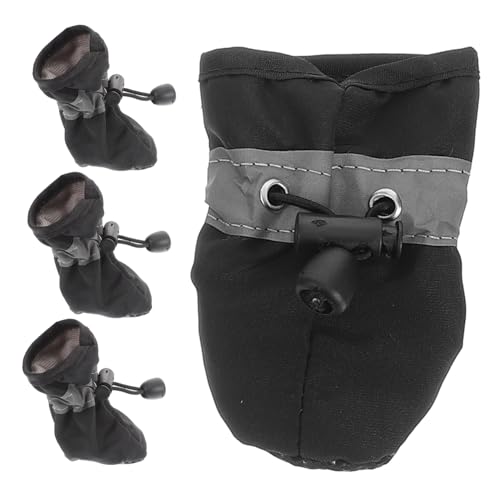 TOGEVAL 4 Stück Haustierschuhe Hundestiefel Nicht-hundeschuhe Für Reflektierende Schuhe Weiche Sohle Größe Medium TOGEVAL 4 Stück Haustierschuhe Hundestiefel Nicht-hundeschuhe Für Reflektierende Schuhe Weiche Sohle Größe Medium von TOGEVAL