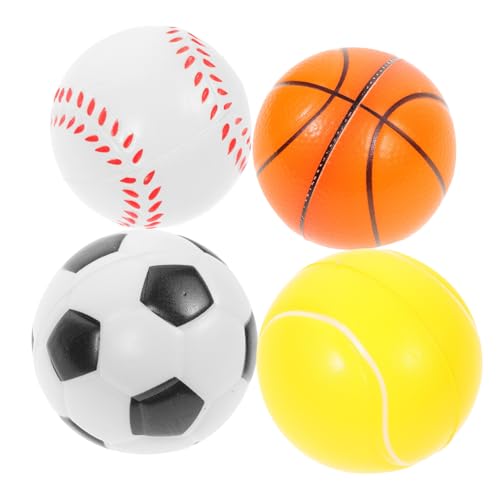 TOGEVAL 4er Set Hundespielbälle Interaktives Trainingsspielzeug Für Hunde Hochwertige Langlebige Bounce Balls 63mm Verschiedenen Designs Basketball Fußball Tennisball TOGEVAL 4er Set Hundespielbälle Interaktives Trainingsspielzeug Für Hunde Hochwertige Langlebige Bounce Balls 63mm Verschiedenen Designs Basketball Fußball Tennisball von TOGEVAL