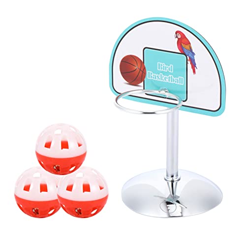 TOGEVAL Vogel-Basketball-Spielzeug-Set 4-teilig Papagei-Mini-Basketballkorb Lernspielzeug für Haustiere Papagei-Spielzeug Basketballständer aus Metall Vogel-Trainingsspielzeug TOGEVAL Vogel-Basketball-Spielzeug-Set 4-teilig Papagei-Mini-Basketballkorb Lernspielzeug für Haustiere Papagei-Spielzeug Basketballständer aus Metall Vogel-Trainingsspielzeug von TOGEVAL