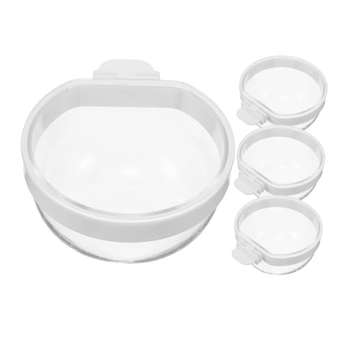 TOGEVAL 4 Stück Teiliges Abnehmbarer Transparenter Papageien-futternapf mit Hängendem Wasserspender Platzsparend Leicht zu Reinigen Geeignet für Sittiche Wellensittiche TOGEVAL 4 Stück Teiliges Abnehmbarer Transparenter Papageien-futternapf mit Hängendem Wasserspender Platzsparend Leicht zu Reinigen Geeignet für Sittiche Wellensittiche von TOGEVAL