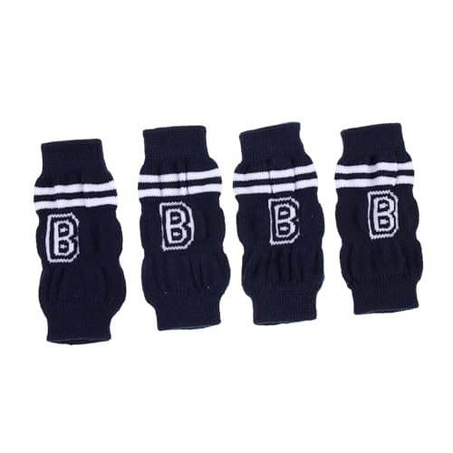 TOGEVAL 4 Stück rutschfeste Hundesocken mit Niedlichem Buchstabenmuster Schützende Pfotenüberzüge für Kleine Hunde und Katzen Anti rutsch Haustier Beinsocken für Drinnen und Draußen TOGEVAL 4 Stück rutschfeste Hundesocken mit Niedlichem Buchstabenmuster Schützende Pfotenüberzüge für Kleine Hunde und Katzen Anti rutsch Haustier Beinsocken für Drinnen und Draußen von TOGEVAL