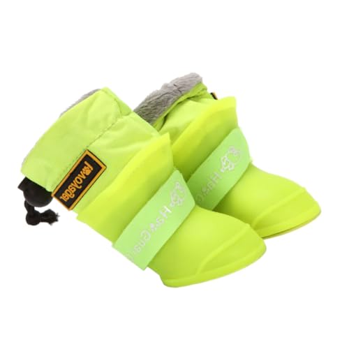 TOGEVAL wasserdichte Haustierschuhe 4 Stück Hundestiefel Regenschuhe leicht zu reinigende Hunderegenschuhe TOGEVAL wasserdichte Haustierschuhe 4 Stück Hundestiefel Regenschuhe leicht zu reinigende Hunderegenschuhe von TOGEVAL