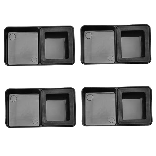 TOGEVAL 4er-Box Käferschale Schüssel Wurmschale Reptilien-wasserplatte Schildkröten-badeschale Haustiernapf Terrarienschale Reptilienschale Futternapf Reptil Futternapf Für Reptilien Black TOGEVAL 4er-Box Käferschale Schüssel Wurmschale Reptilien-wasserplatte Schildkröten-badeschale Haustiernapf Terrarienschale Reptilienschale Futternapf Reptil Futternapf Für Reptilien Black von TOGEVAL