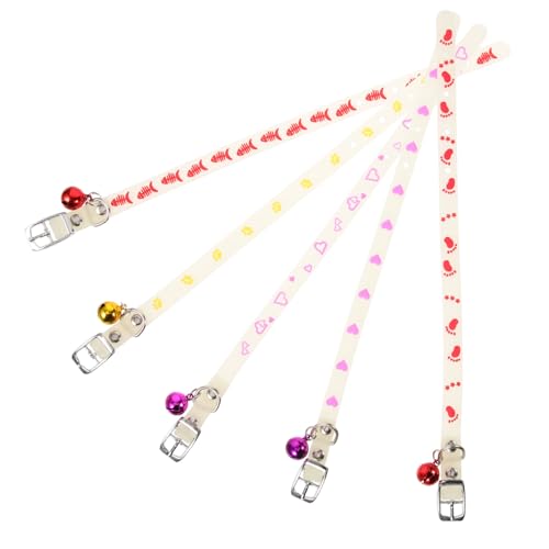 TOGEVAL 5 Stück Leuchtendes Teiliges Haustierhalsband Verstellbar Hautfreundlich Sichere Nachtsicht für Große Katzen und Hunde Dekoratives Fluoreszierendes Katzen und Zufällige Farbe TOGEVAL 5 Stück Leuchtendes Teiliges Haustierhalsband Verstellbar Hautfreundlich Sichere Nachtsicht für Große Katzen und Hunde Dekoratives Fluoreszierendes Katzen und Zufällige Farbe von TOGEVAL