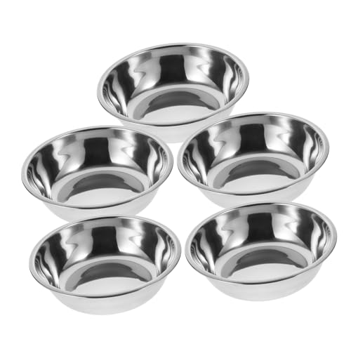 TOGEVAL 5 Stück Wiederverwendbare Schüssel, Tragbarer Hundenapf, Rostfreier Hundefutternapf, Praktischer Hundenapf, Tierbedarf, Hundefutterspender, Welpenfutternapf, Hundewassernapf, TOGEVAL 5 Stück Wiederverwendbare Schüssel, Tragbarer Hundenapf, Rostfreier Hundefutternapf, Praktischer Hundenapf, Tierbedarf, Hundefutterspender, Welpenfutternapf, Hundewassernapf, von TOGEVAL