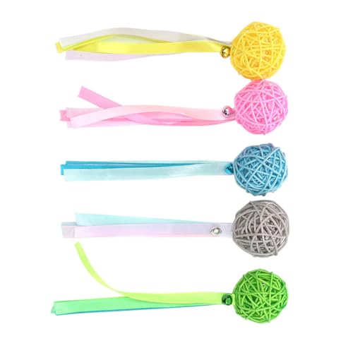 TOGEVAL 5St Katze Glocke Desodorierungsmittel für Katzenstreu Katzenbürstenspielzeug interaktives katzenspielzeug Interactive cat Toy Katze beißendes Sepak Takraw TOGEVAL 5St Katze Glocke Desodorierungsmittel für Katzenstreu Katzenbürstenspielzeug interaktives katzenspielzeug Interactive cat Toy Katze beißendes Sepak Takraw von TOGEVAL