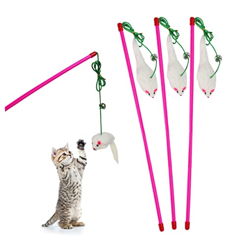 TOGEVAL 5St Katzen Zauberstab Spielzeug Plüschtiere Kätzchen Spielzeug Katzen- -Spielzeug interaktives Spielzeug katzenspielzeug katzenminze Katzenspielzeug Zauberstab Katzen-Teaser TOGEVAL 5St Katzen Zauberstab Spielzeug Plüschtiere Kätzchen Spielzeug Katzen- -Spielzeug interaktives Spielzeug katzenspielzeug katzenminze Katzenspielzeug Zauberstab Katzen-Teaser von TOGEVAL